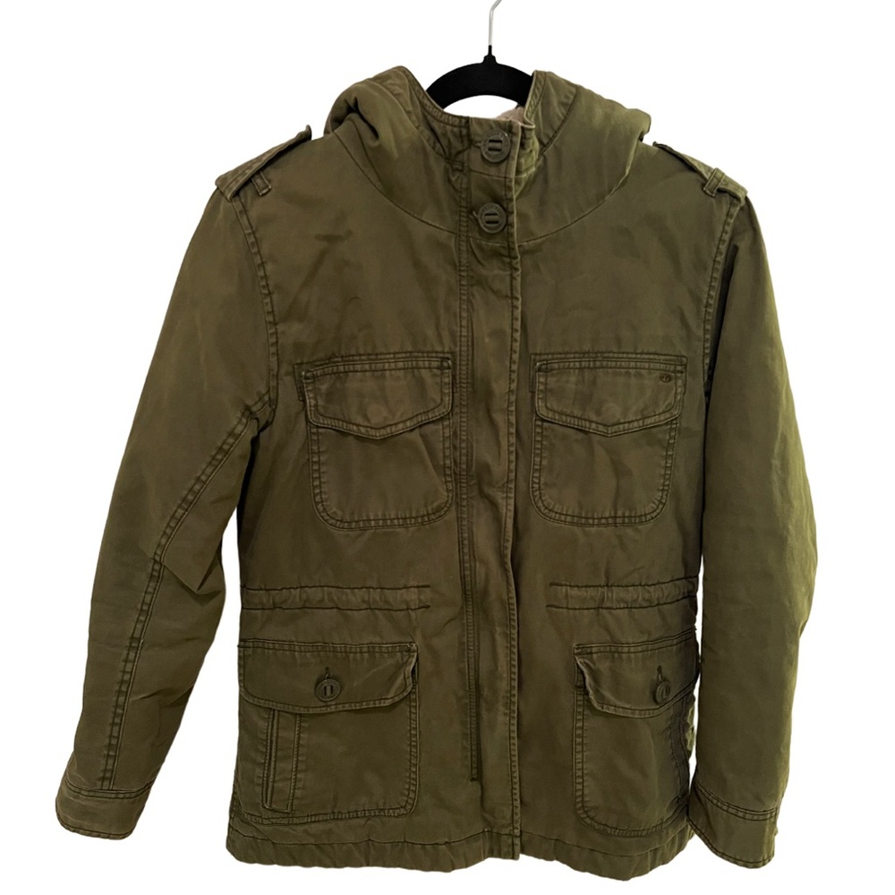 American Eagle green khaki jacket
